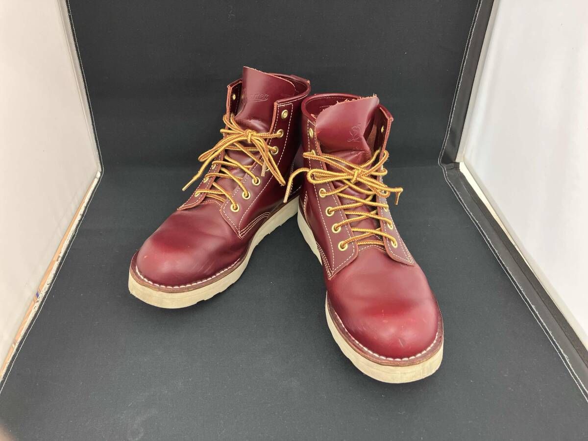 DANNER ワークブーツ ワインレッド ダナー D910003 赤茶色 レザー 26㎝ 8インチ