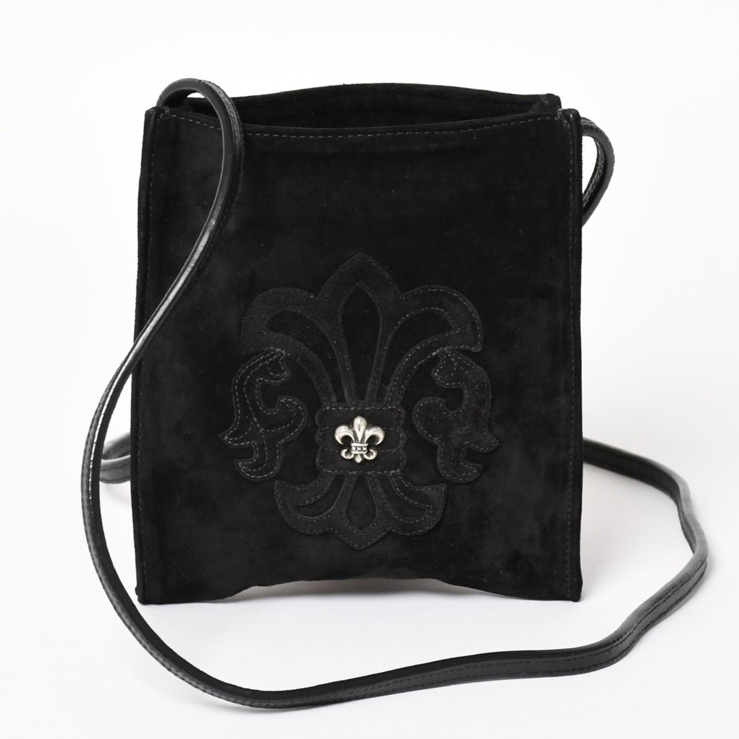 極美品 CHROME HEARTS クロムハーツ スクエアポケットショルダーバッグ