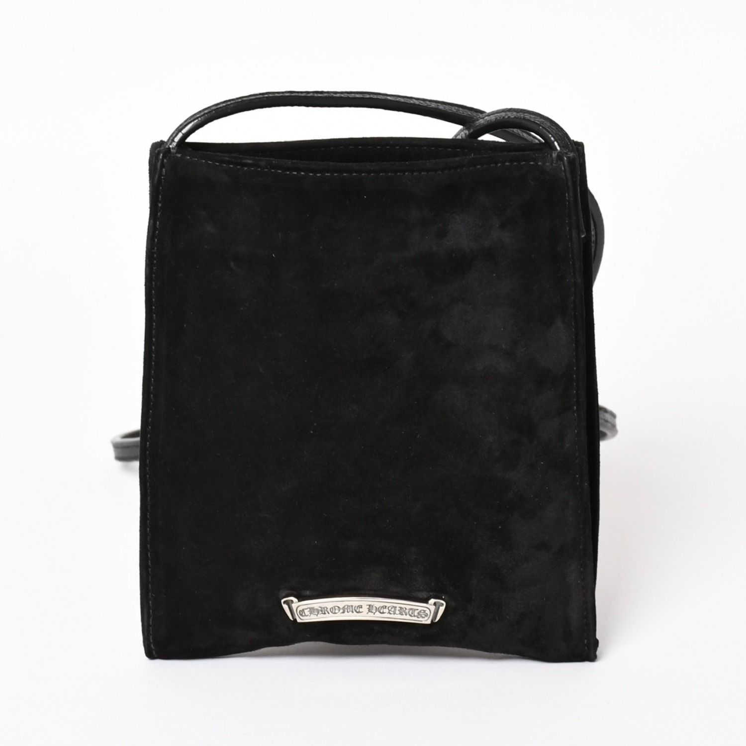 極美品 CHROME HEARTS クロムハーツ スクエアポケットショルダーバッグ