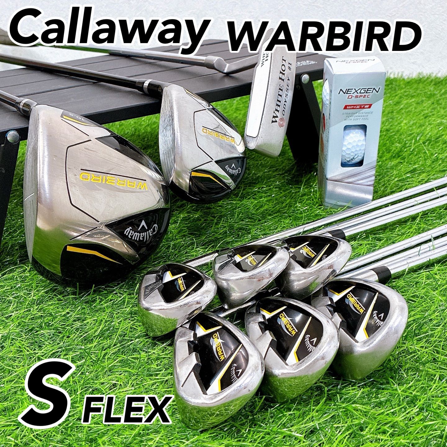 初心者おすすめ！callaway warbird メンズフルセット キャロウェイ