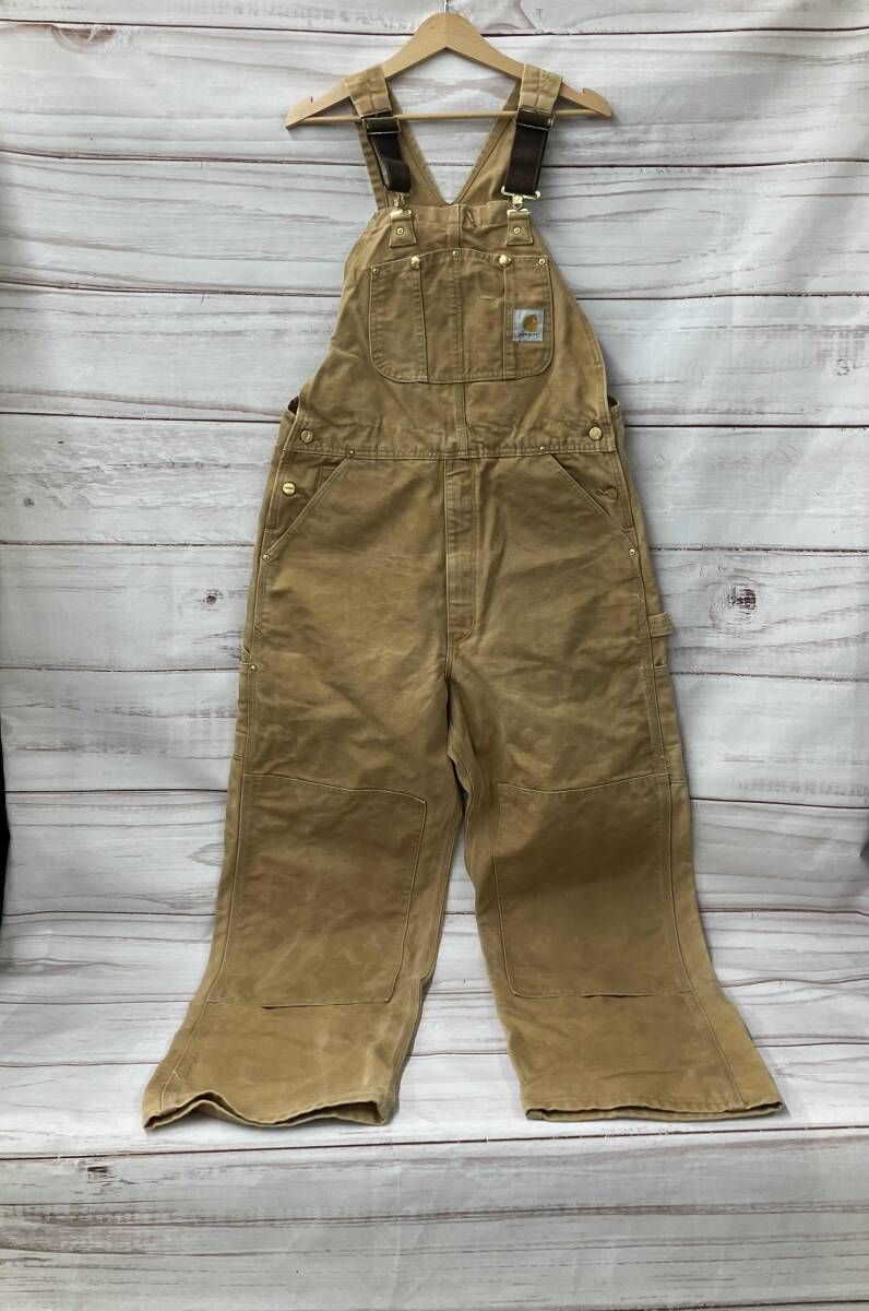 carhartt カーハート　ブラウンオーバーオール　RN14806 Carhartt カーハート オーバーオール 、オールインワン RN14806/R01