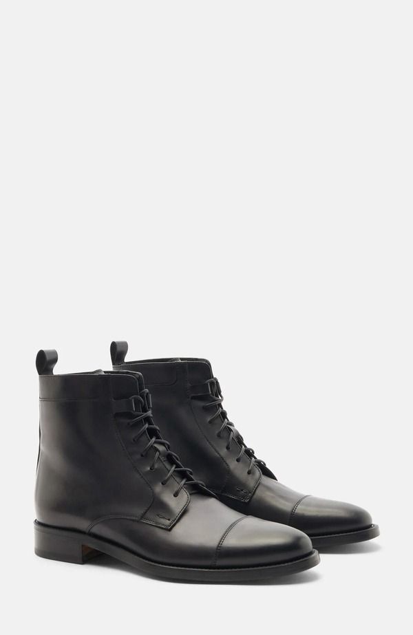 スカロッソ メンズ シューズ ブーツ・レインブーツ SCAROSSO Toto Boots Black Calf ブラック