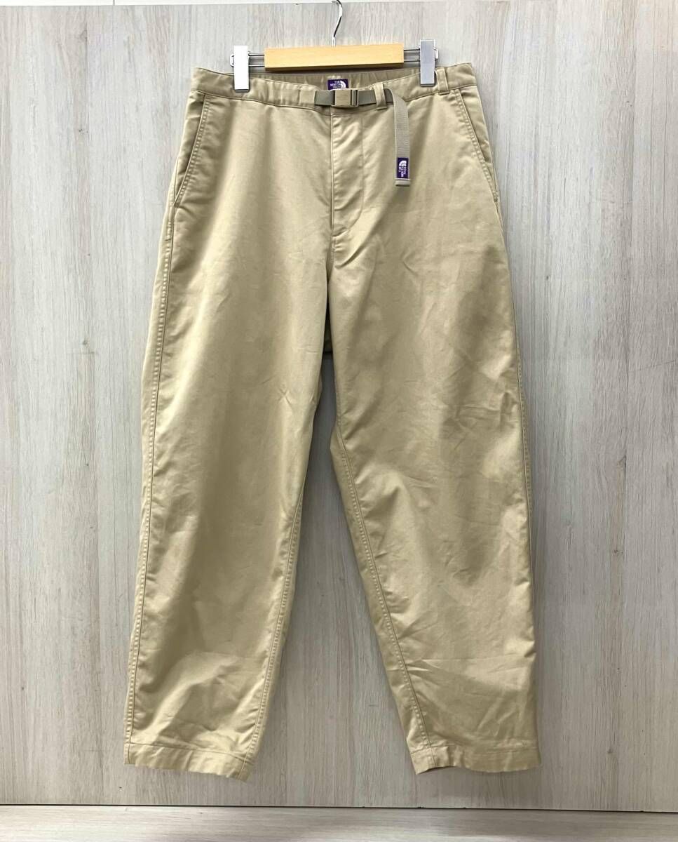 THE NORTH FACE PURPLE LABEL/ザ・ノースフェイスパープルレーベル/綿パン/N24FC011/COOLMAX チノワイドテー パードパンツ/ベージュ/32