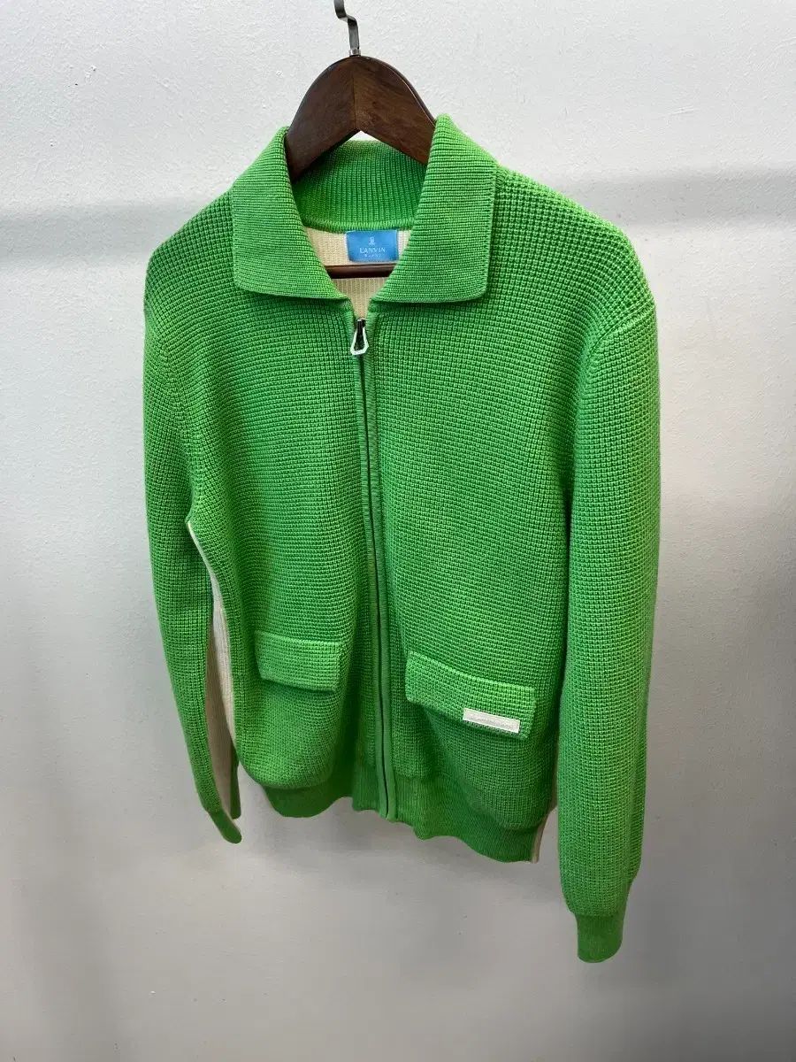 レディース LANVIN カラ ニットジップアップ
