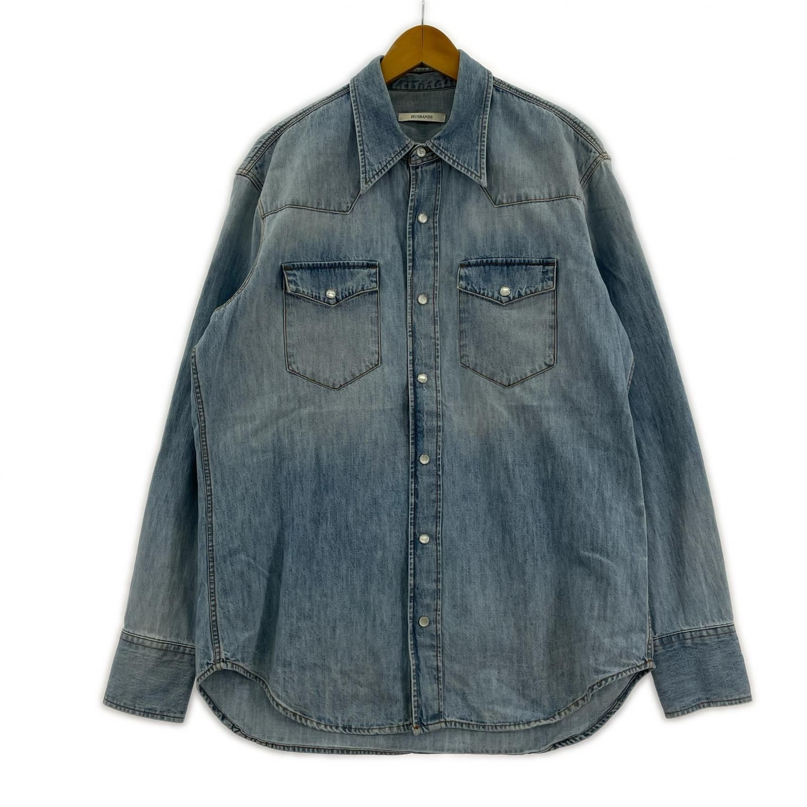 長袖シャツ HUSBANDS WESTERN DENIM SHIRT