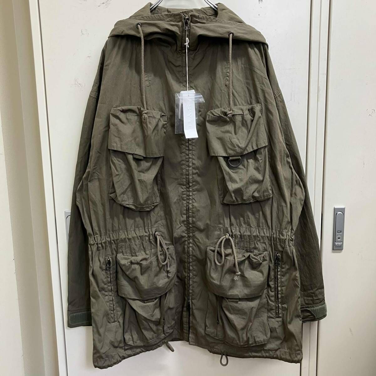 26SS S’YTE パーカー WEATHER CLOTH 6-PO CKET MOUNTAIN PARKA UK-Y02-090 サイズ2 カーキ サイト ヨウジヤマモト
