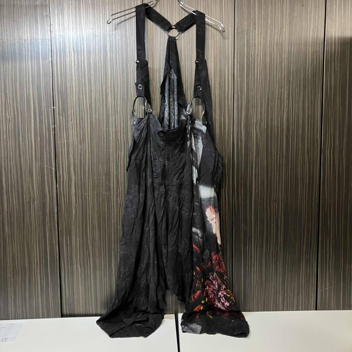 Yohji Yamamoto オーバーオール サイズ1 19ss Yohji Yamamoto POUR HOMME オーバーオールPP サイズ1 ブラック系