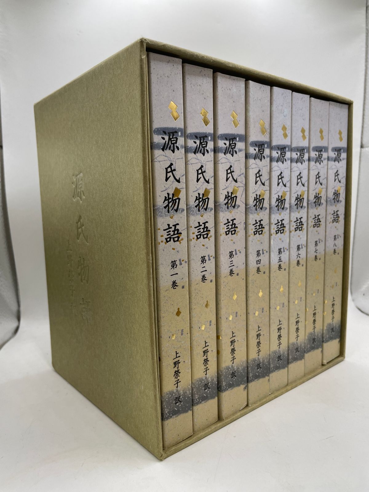 全巻セット】 源氏物語 全1～8巻+別冊付録 上野榮子 2606Sta115 - メルカリ