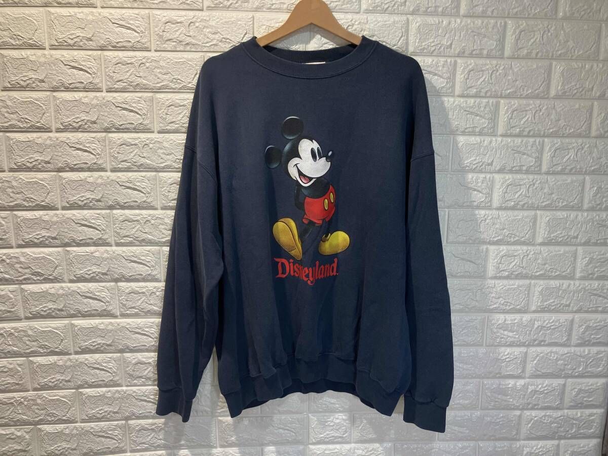 Disney ディズニー 90s ミッキーマウス スウェット Disneyland