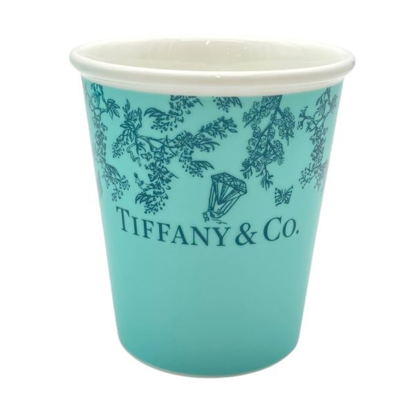 【未使用箱入】ティファニー コーヒーカップ ペア 紙コップ デザイン 未使用 ティファニー TIFFANY&Co. コーヒーカップ ペア ティファニー