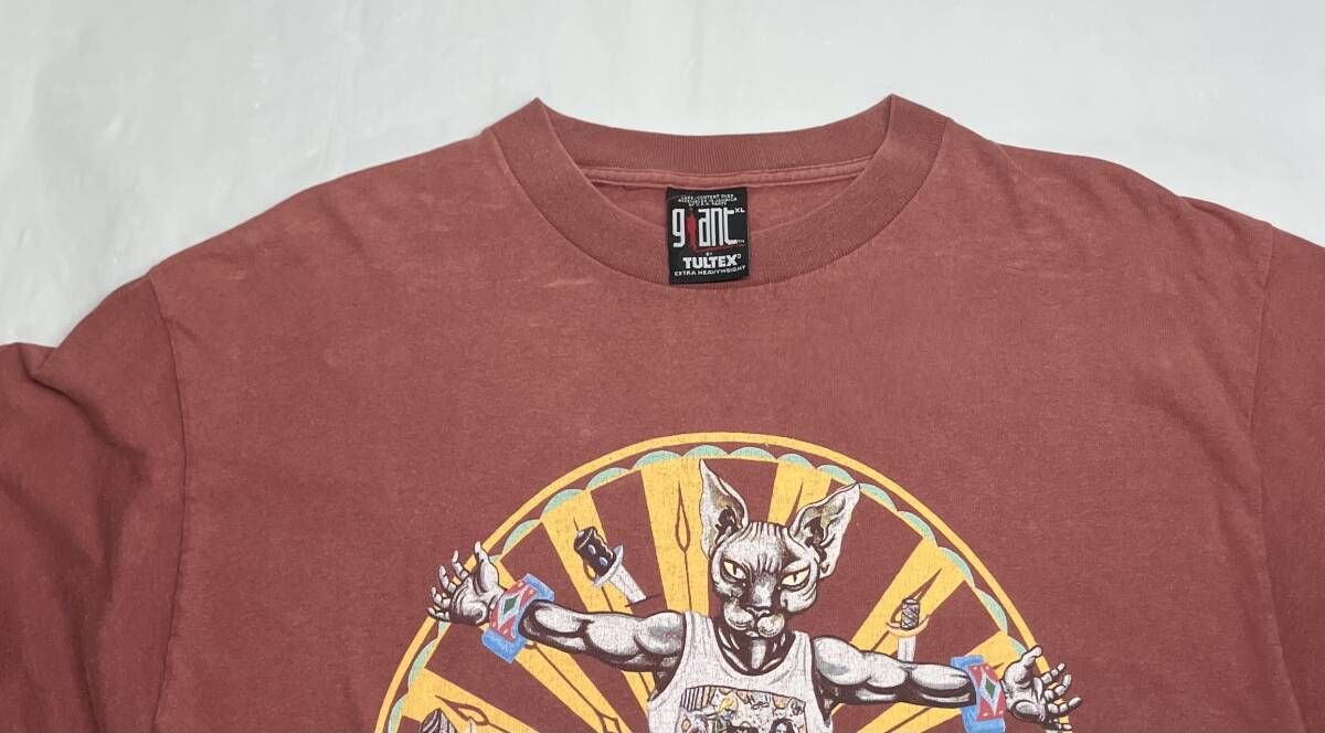 GIANT ジャイアント 半袖Tシャツ AEROSMITH 90s 1997 NINE LIVES