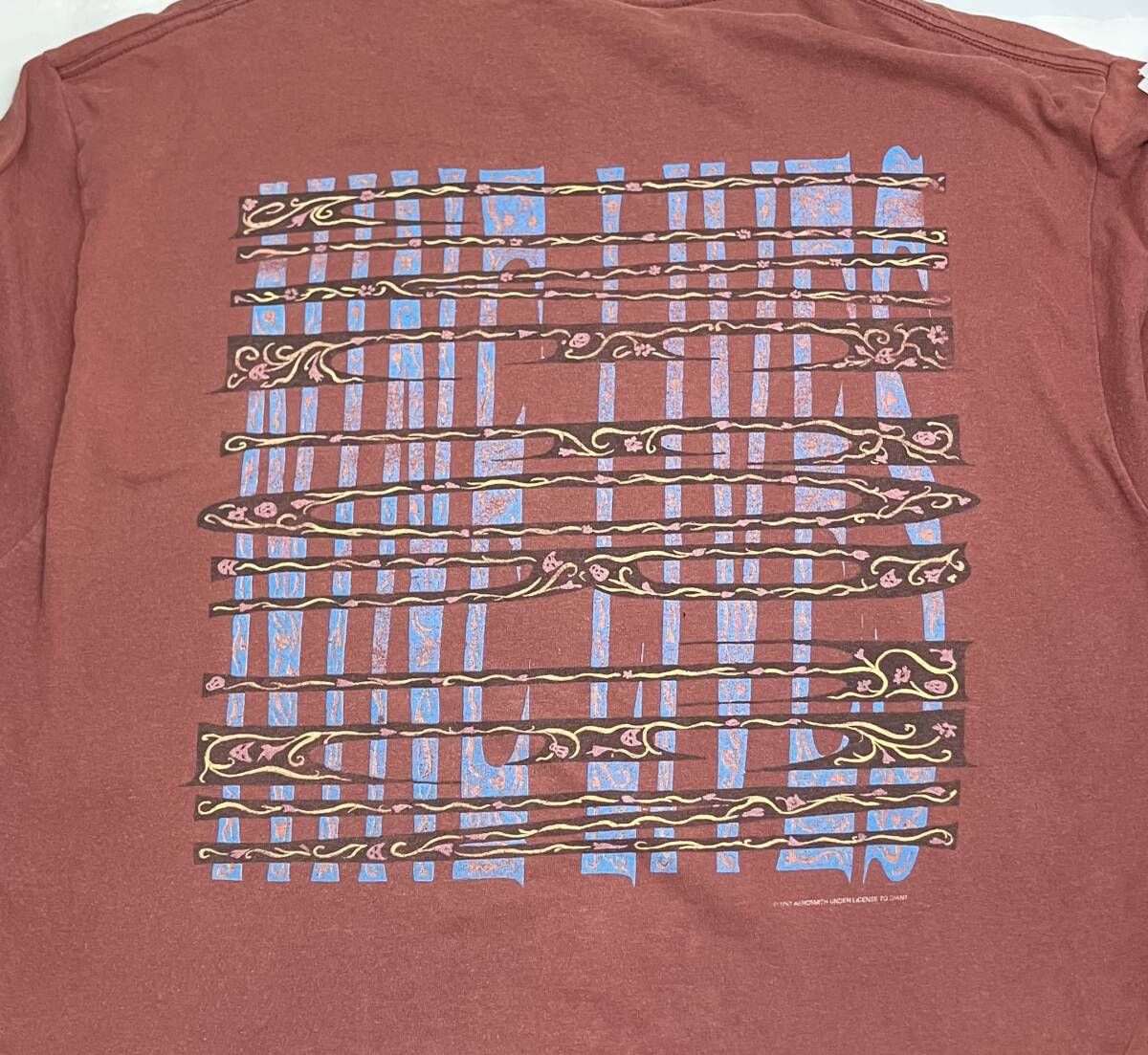 GIANT ジャイアント 半袖Tシャツ AEROSMITH 90s 1997 NINE LIVES