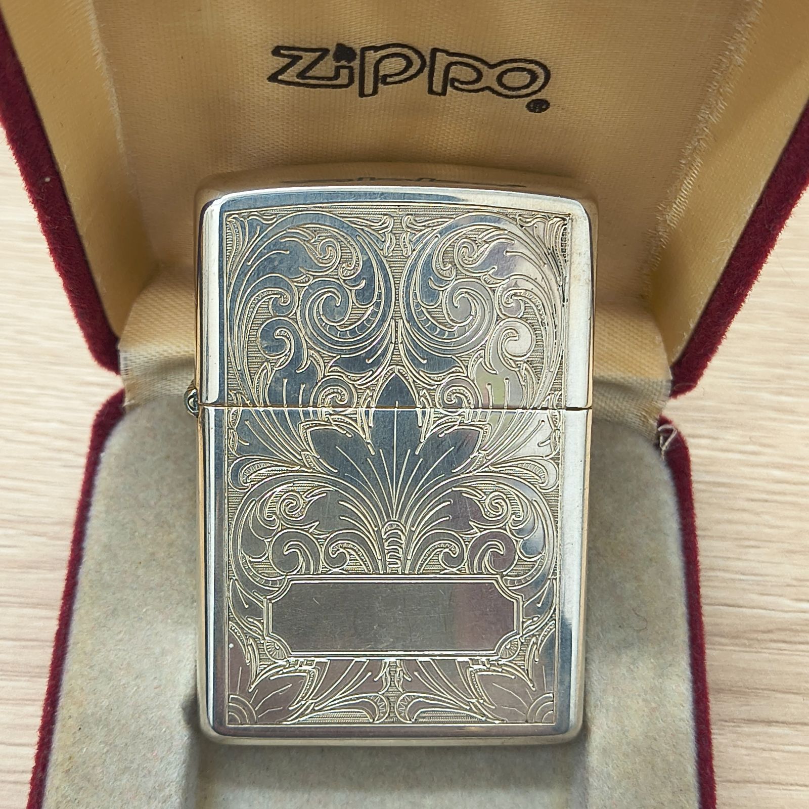 ★ STERLING刻印あり ZIPPO ジッポー スターリングシルバー 銀製 1993年 アラベスク