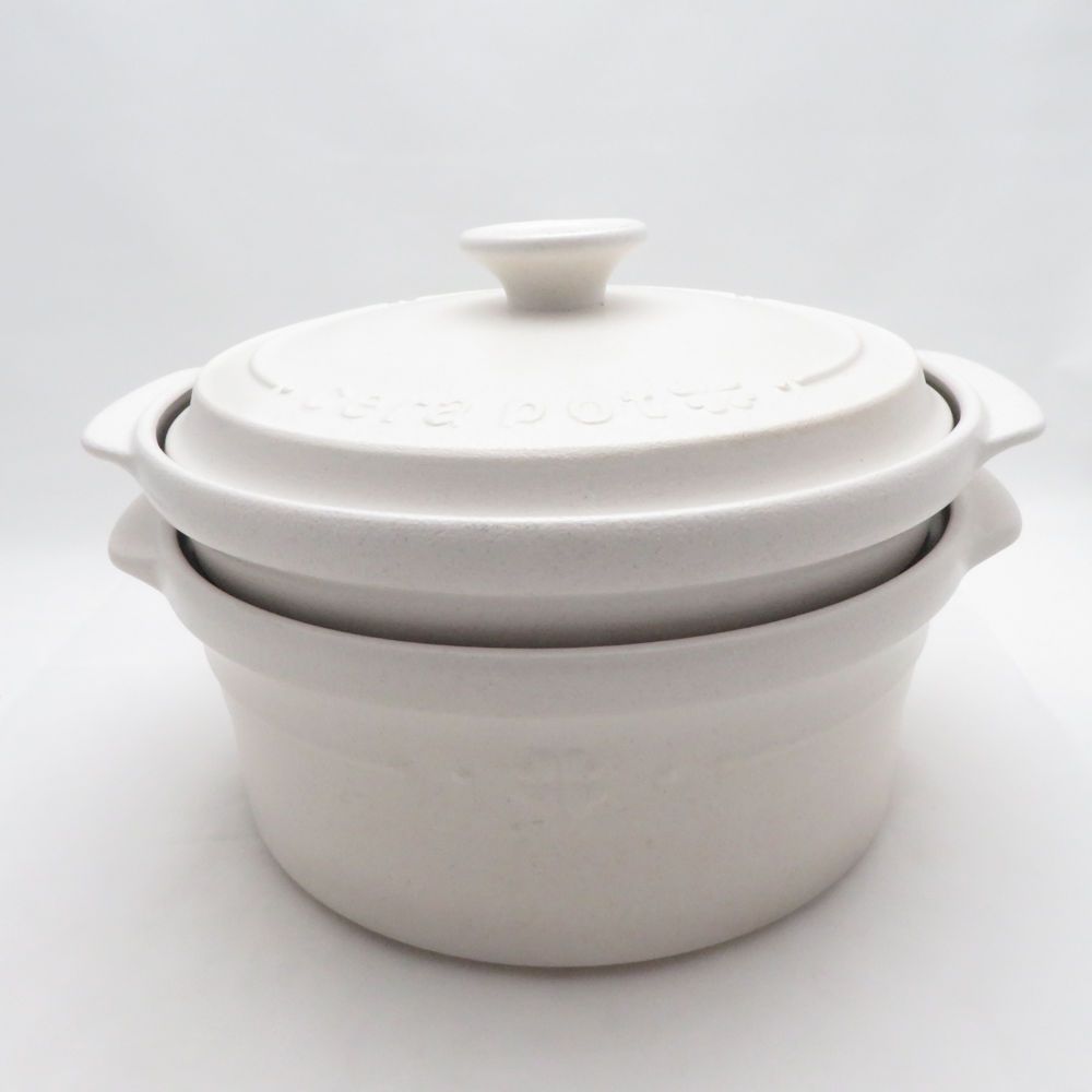 cera pot セラポット 両手鍋 1点 セラミック※IH調理器には非対応 セット 26cm 料理 遠赤外線 調理器具 SU14715H1