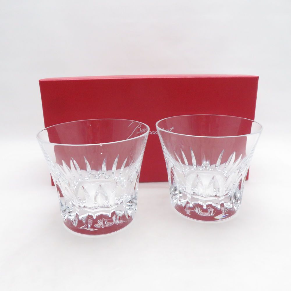 未使用 Baccarat バカラ ローザ 2015年 タンブラー 2点 ペア ロックグラス オールドファッション SM5536E2
