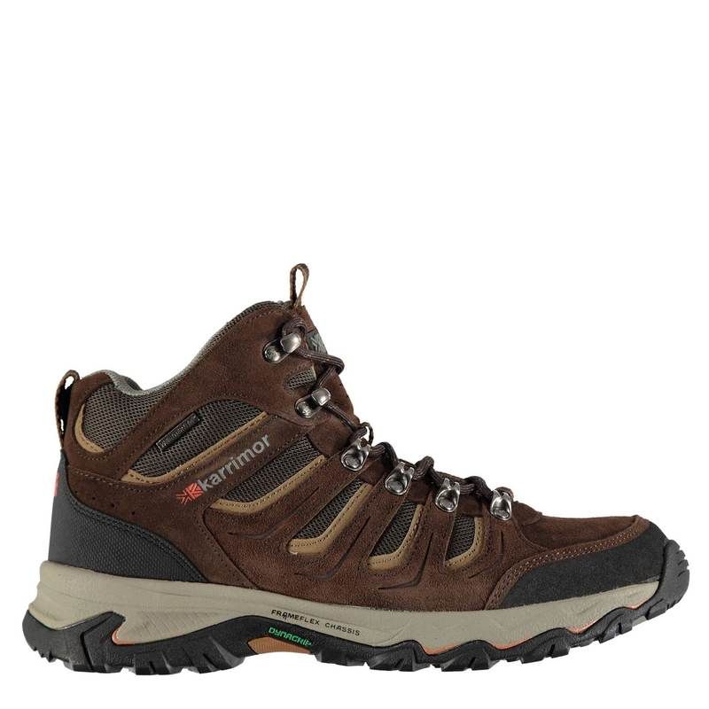 カリマー メンズ シューズ ブーツ・レインブーツ Karrimor Mount Mid Mens Walking Boots Brown ブラウン