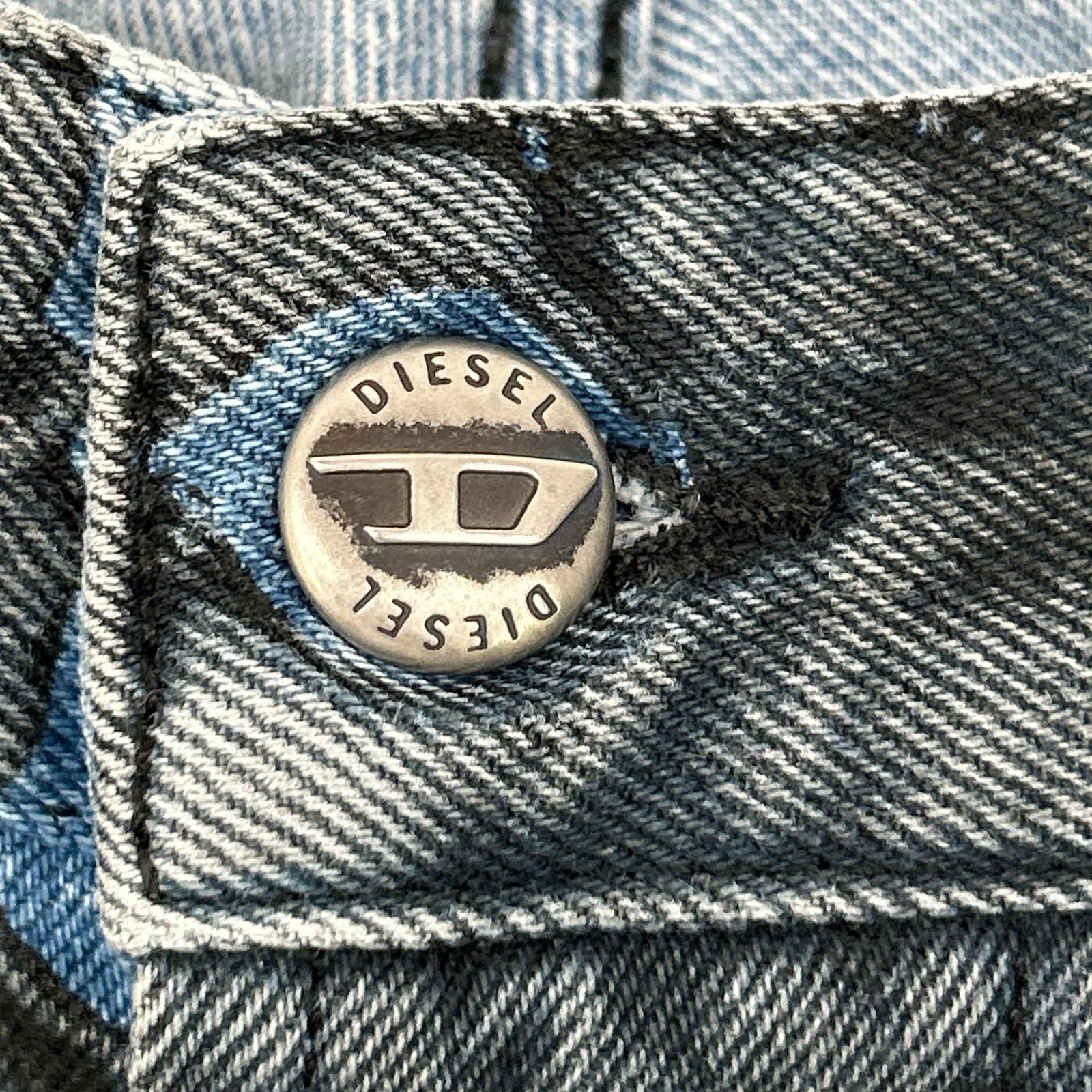DIESEL ディーゼル 24SS ブルー D-SIRE-CARGO デニム カーゴパンツ W26