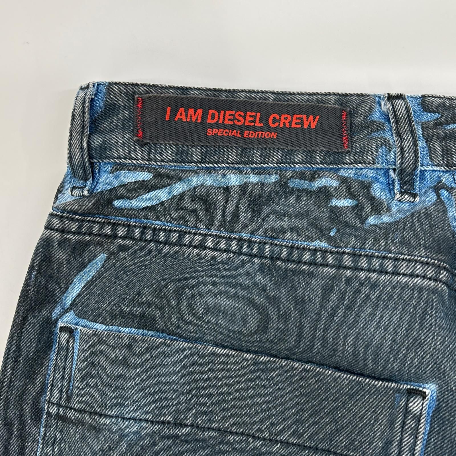 DIESEL ディーゼル 24SS ブルー D-SIRE-CARGO デニム カーゴパンツ W26