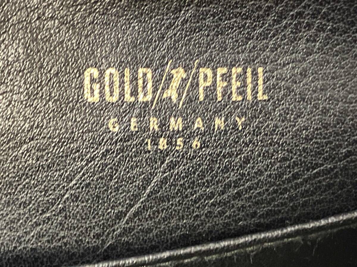 GOLD PFEIL ゴールドファイル レザークラッチバッグ セカンドバッグ 革