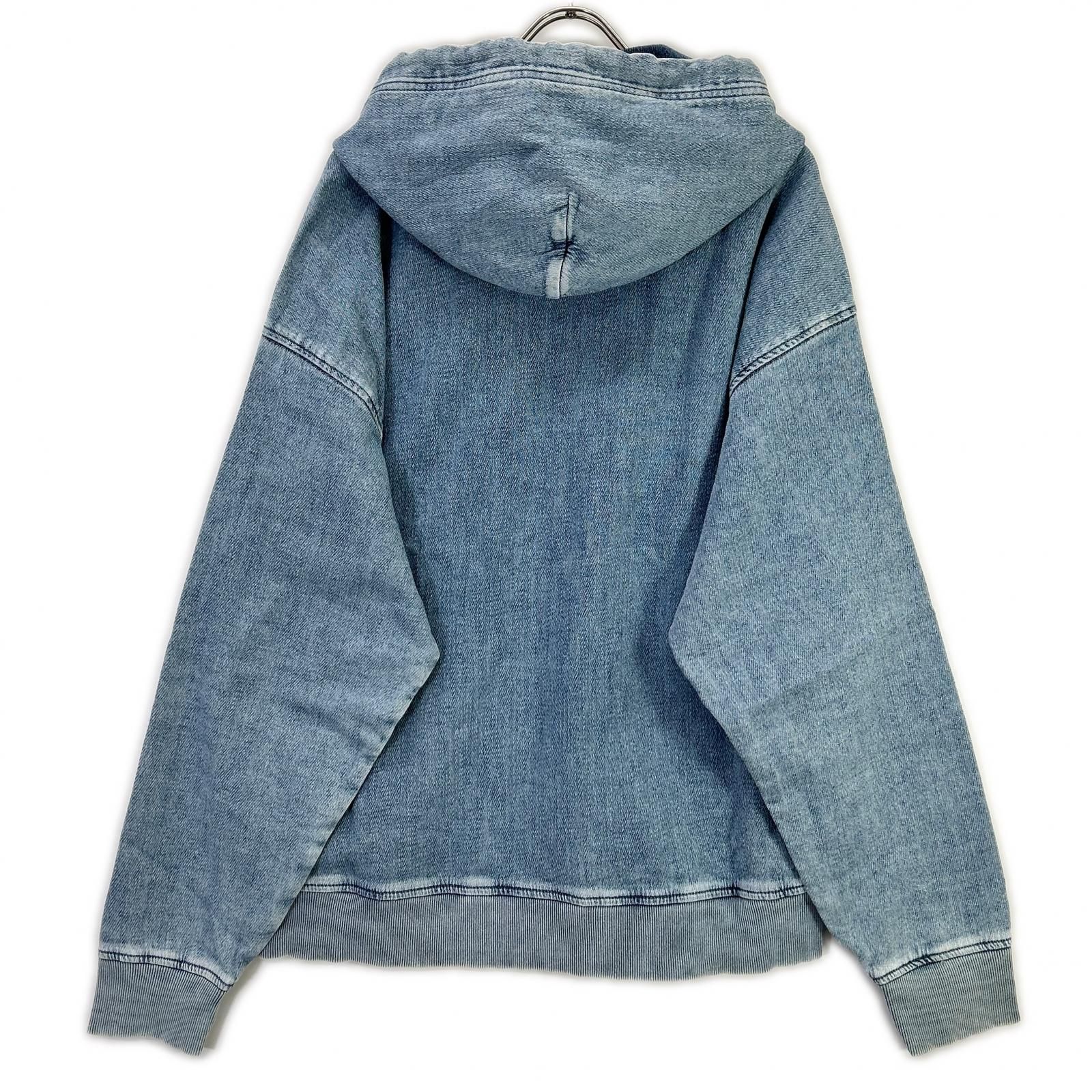 DIESEL ディーゼル ブルー デニム D-UM-RIB-NE パーカー L - メルカリ