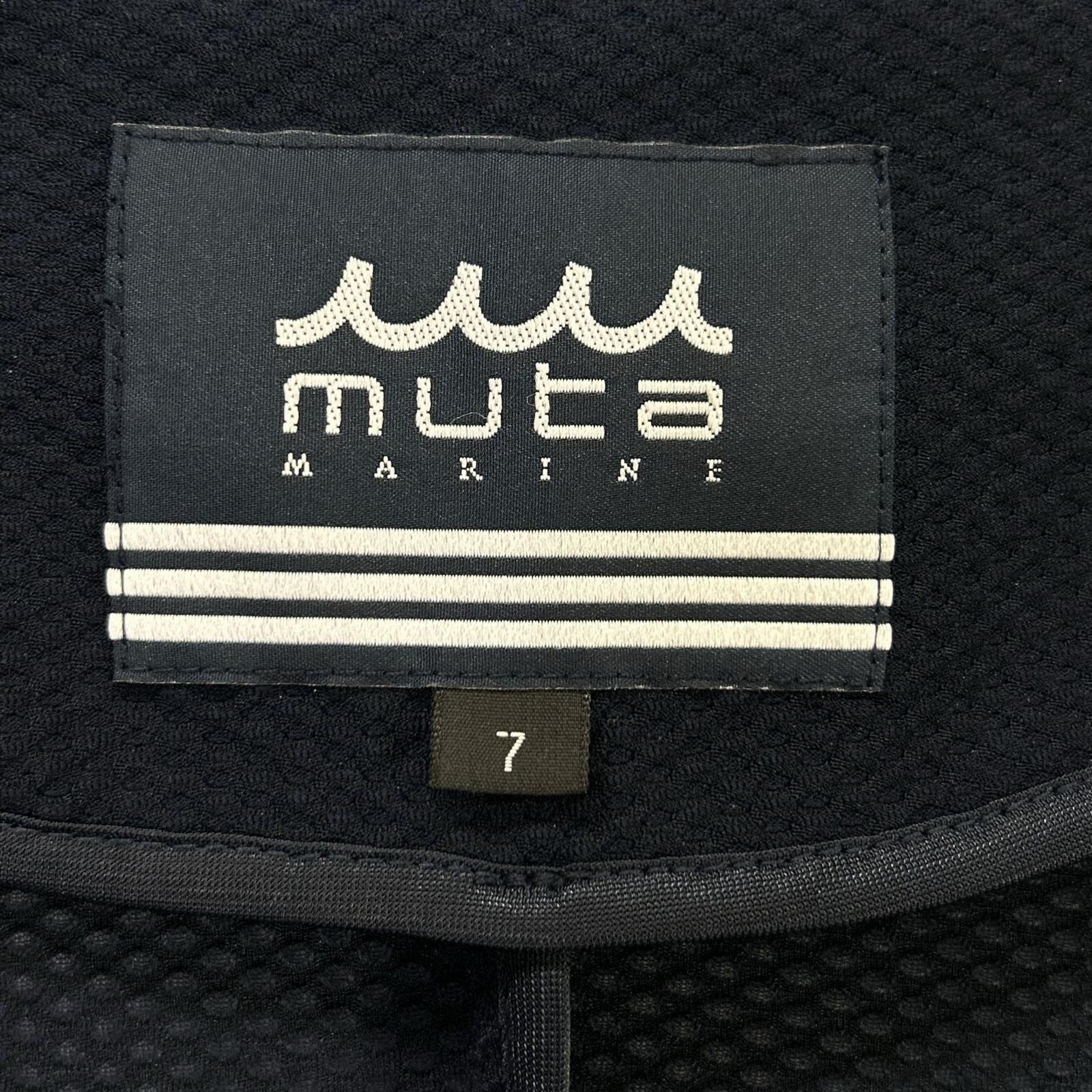 muta ムータ ネイビー メッシュド テーラードジャケット 200838 7