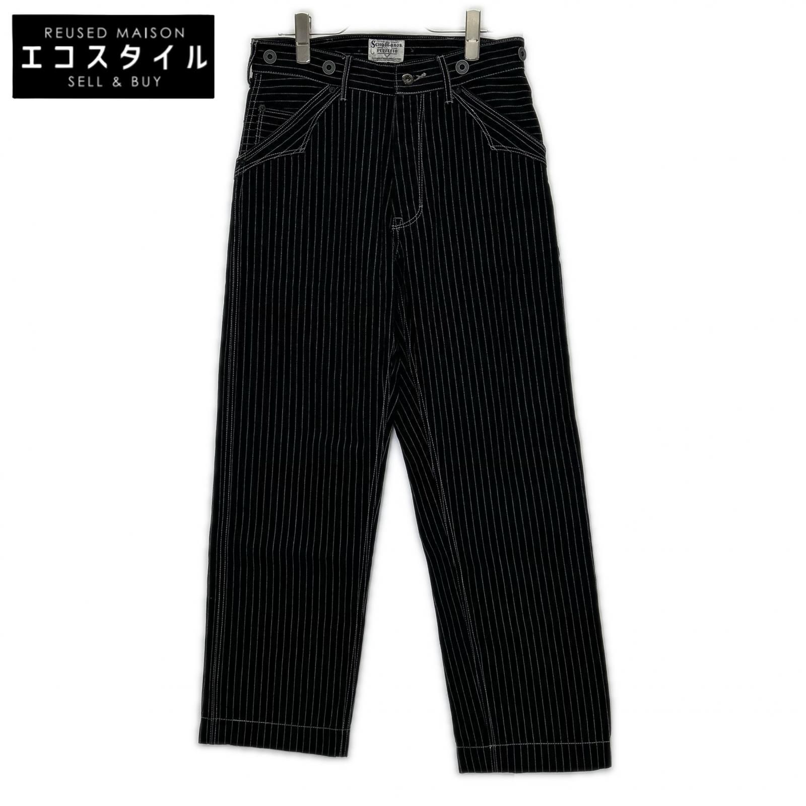 schott ショット 782-5911002 ブラック オールドヒッコリー デニム 30