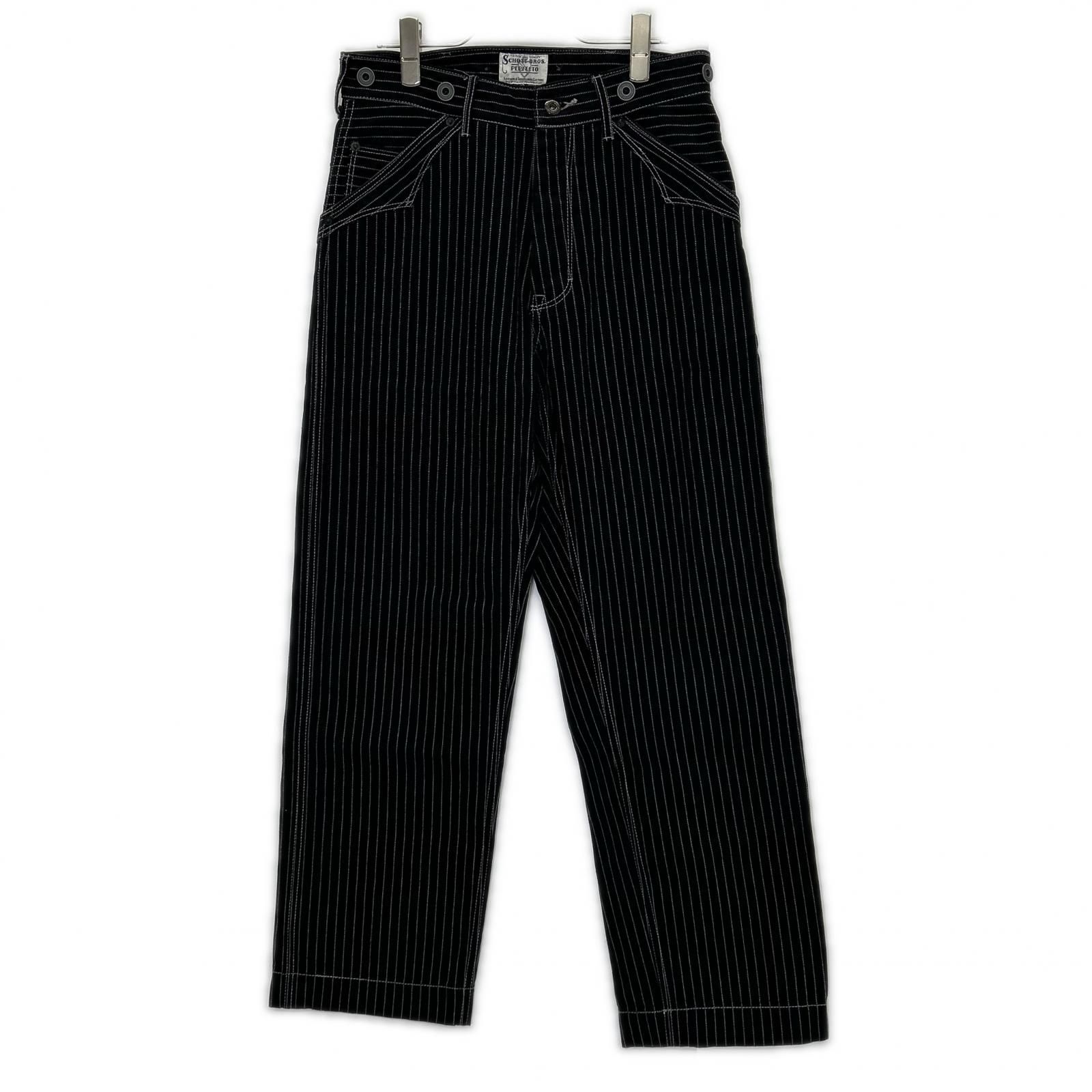 schott ヒッコリー　30 ショット schott ショット 782-5911002 ブラック オールドヒッコリー デニム 30