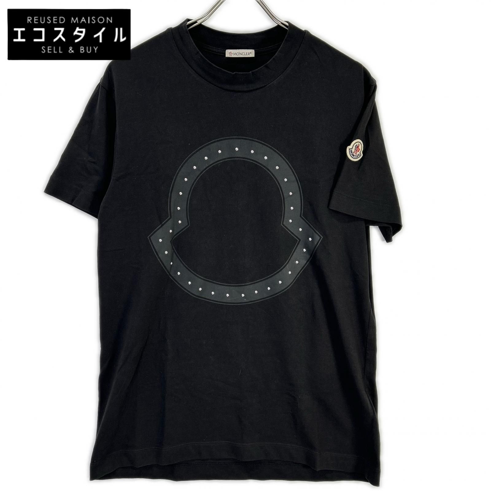 MONCLER　モンクレール　21年 ブラック スタッズ Tシャツ　XS