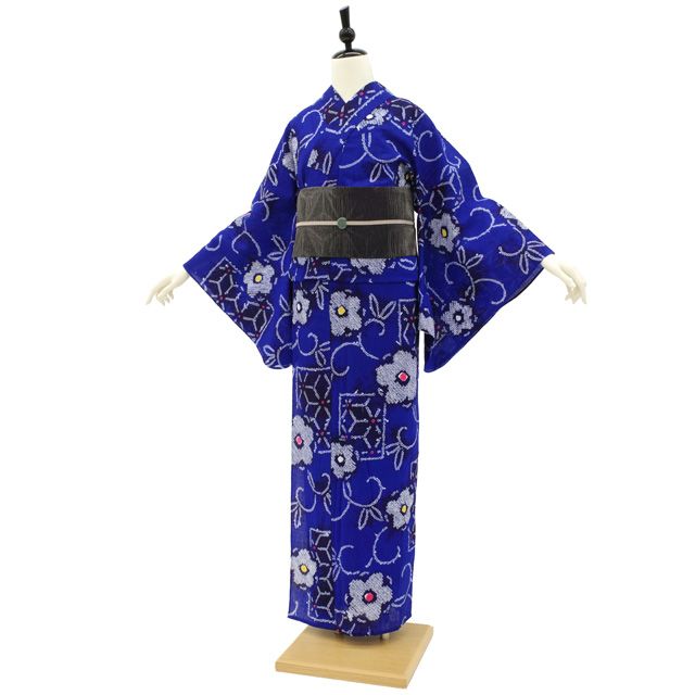 新古品】 有松 浴衣 本場有松鳴海絞り 夏物 未使用 ゆかた 絞り 木綿 