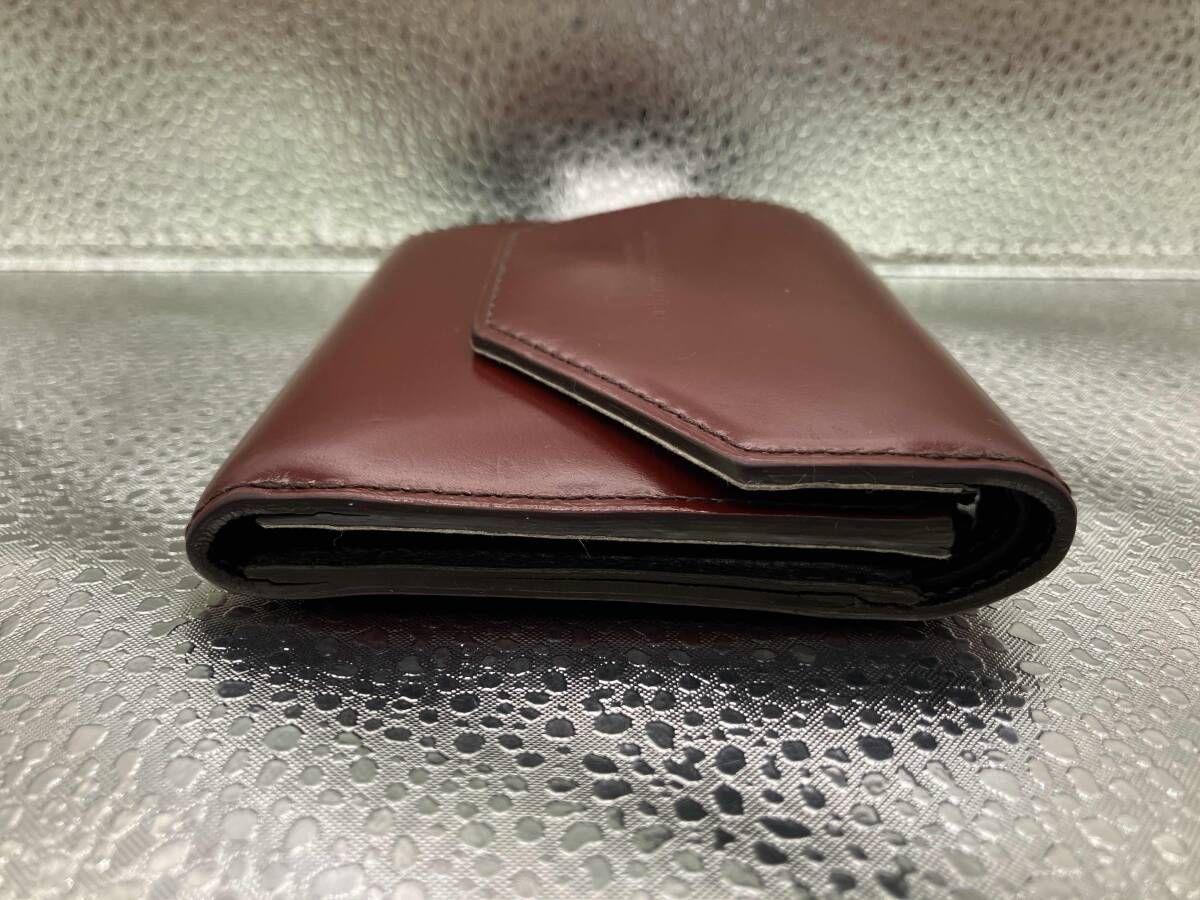 The warmthcrafts-manufacture 二つ折り財布 3つ折り財布 茶色 ジ