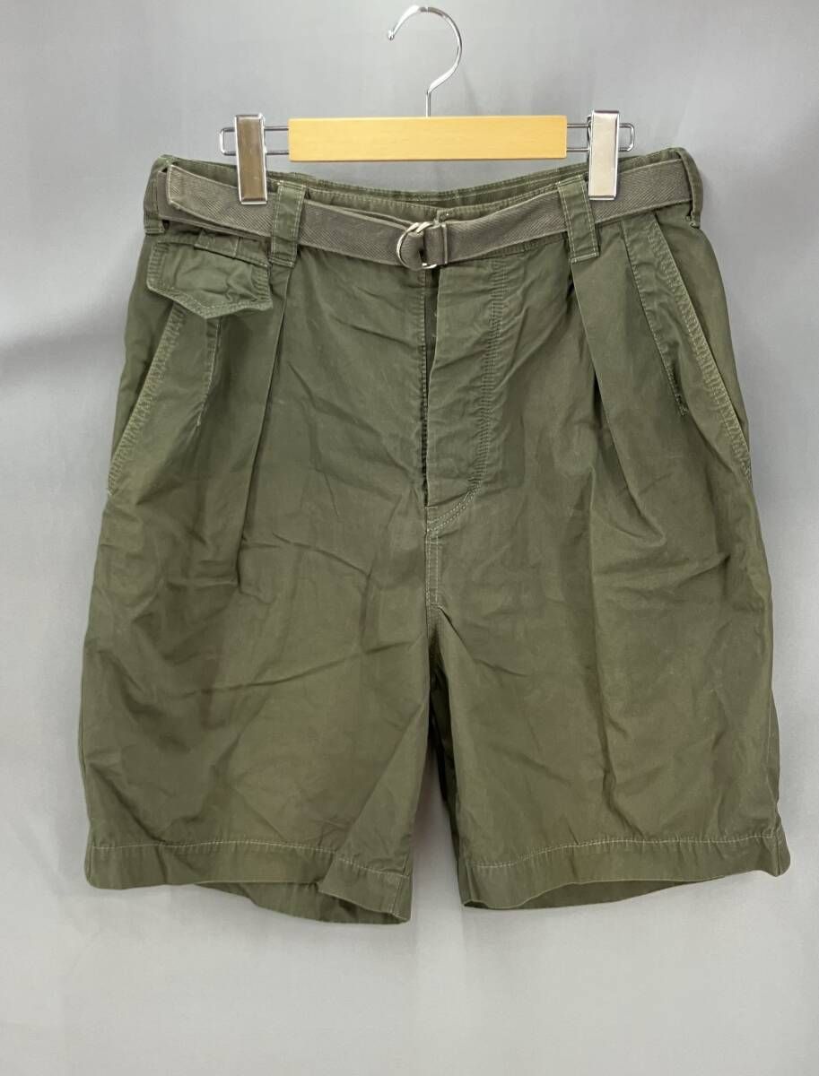 ★ sacai サカイ ハーブ綿パン 16-0097ЗМ サイズ1 カーキ 夏