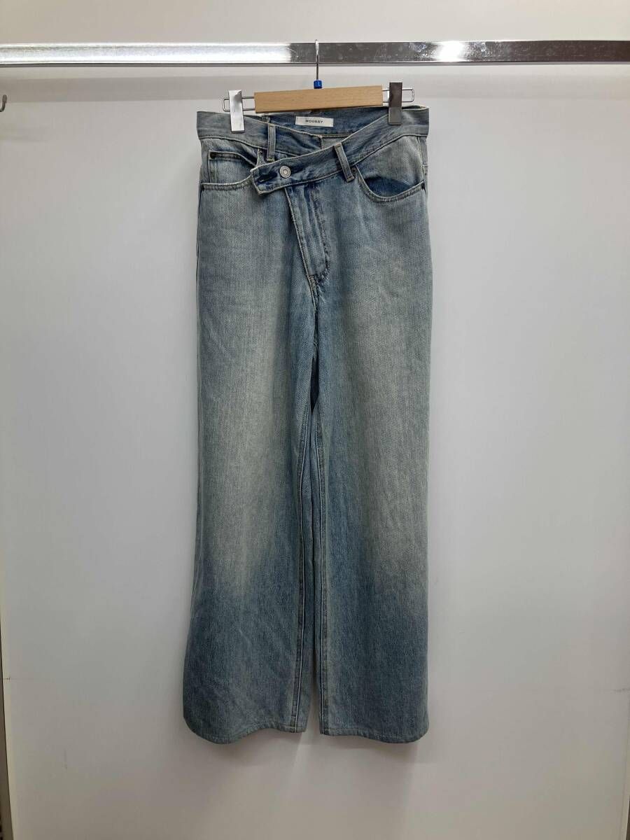 MOUSSY マウジー デニムパンツ 010HA211-6001-2 サイズ2 ブルー