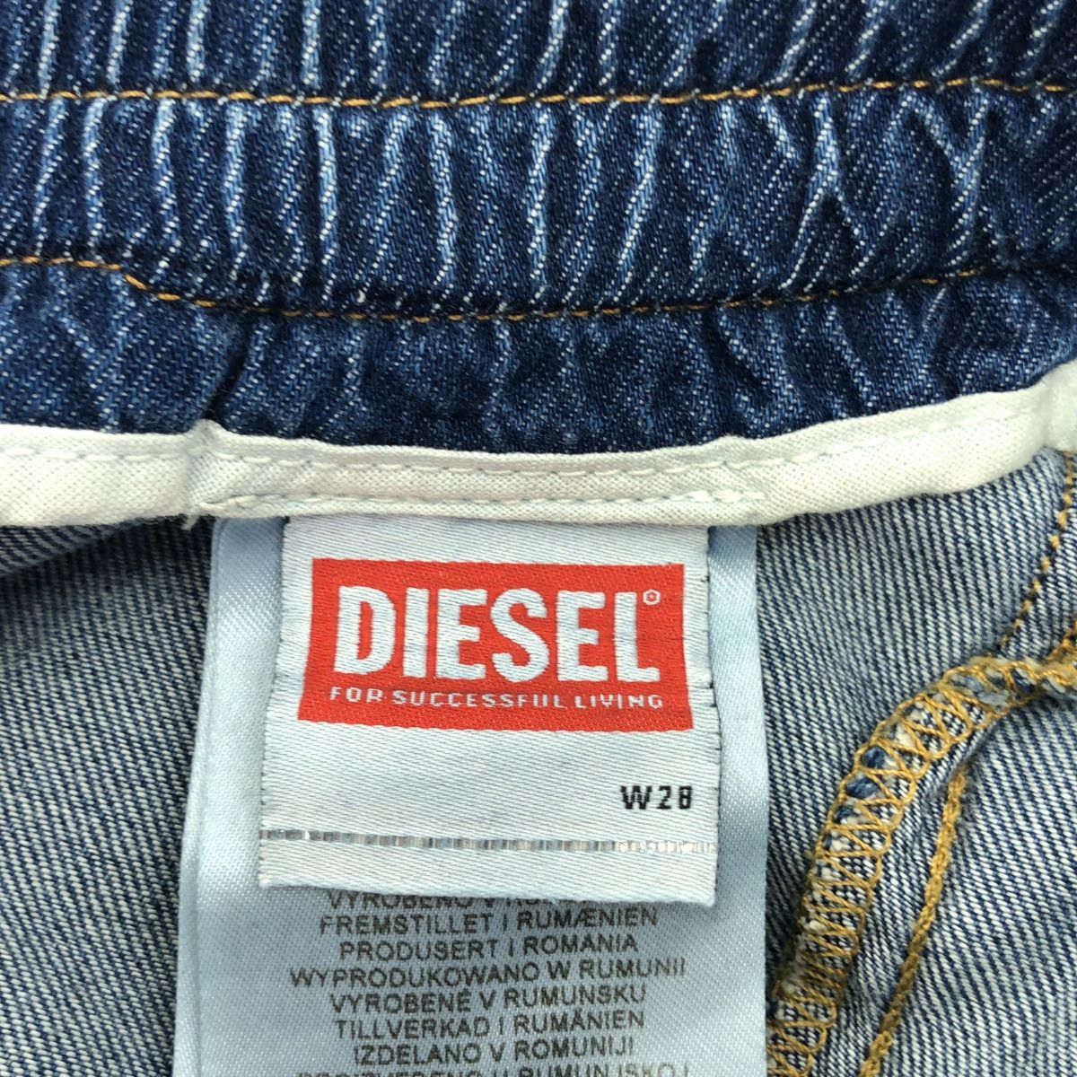 DIESEL ディーゼル A096393 ブルー ダメージ加工 デニムパンツ L DIESEL ディーゼル A096393 ブルー ダメージ加工 デニムパンツ L