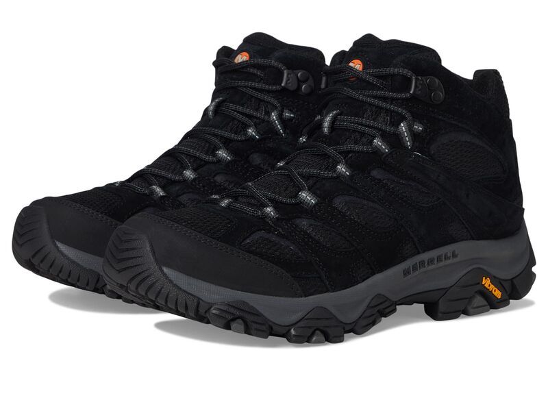 メレル メンズ シューズ ブーツ・レインブーツ Merrell Moab 3 Mid Black Night ブラック