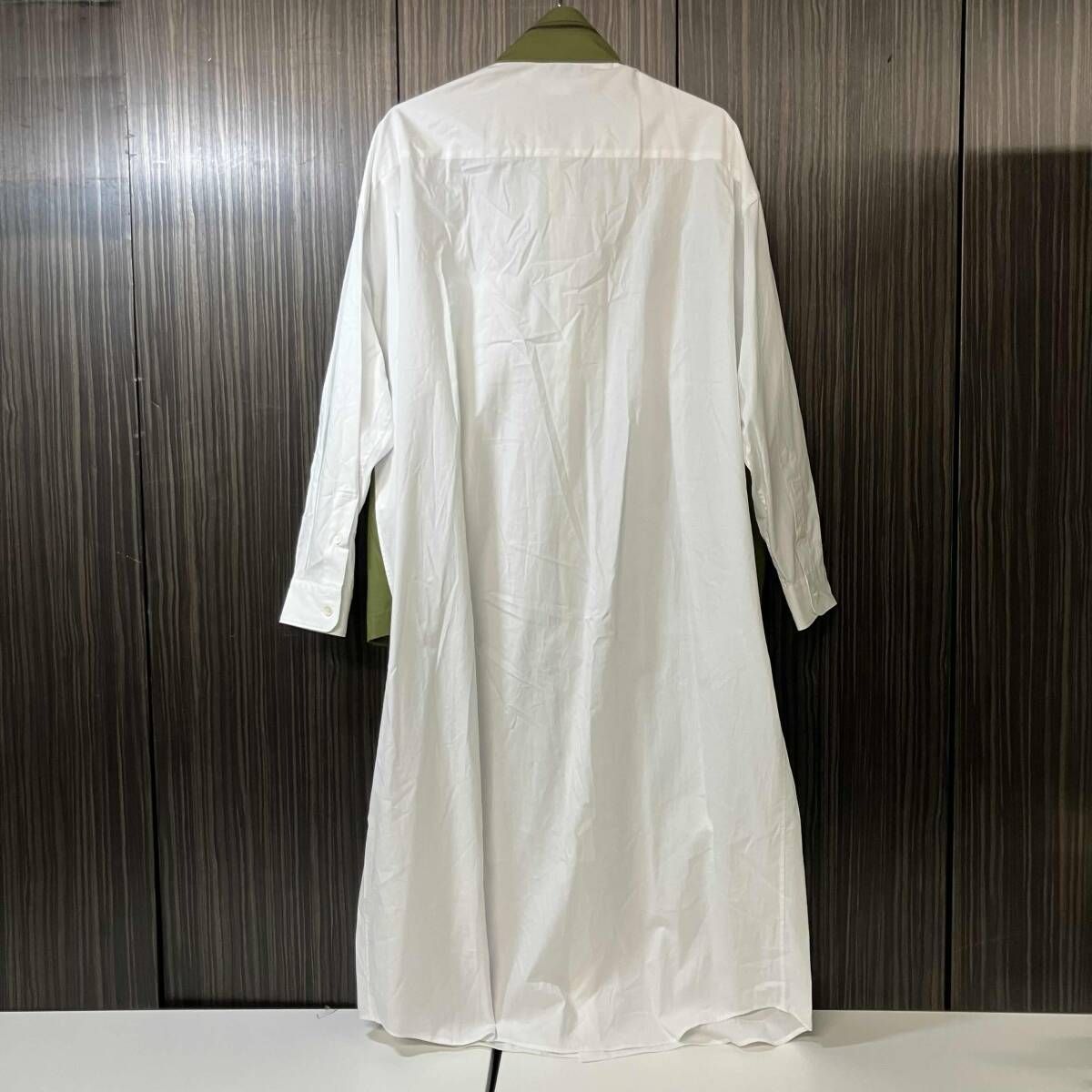 25ss JUNYA WATANABE 長袖ワンピース ミリタリージャケットドッキング 