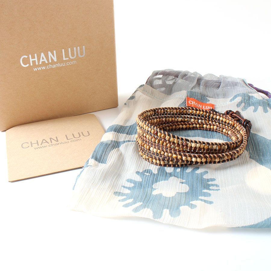 【新品未使用品】ChanLuu チャンルー SV925 ブレスレット 天然ダイヤ AWD26229 未使用 CHAN LUU チャンルー レザー ラップ ブレスレット 925