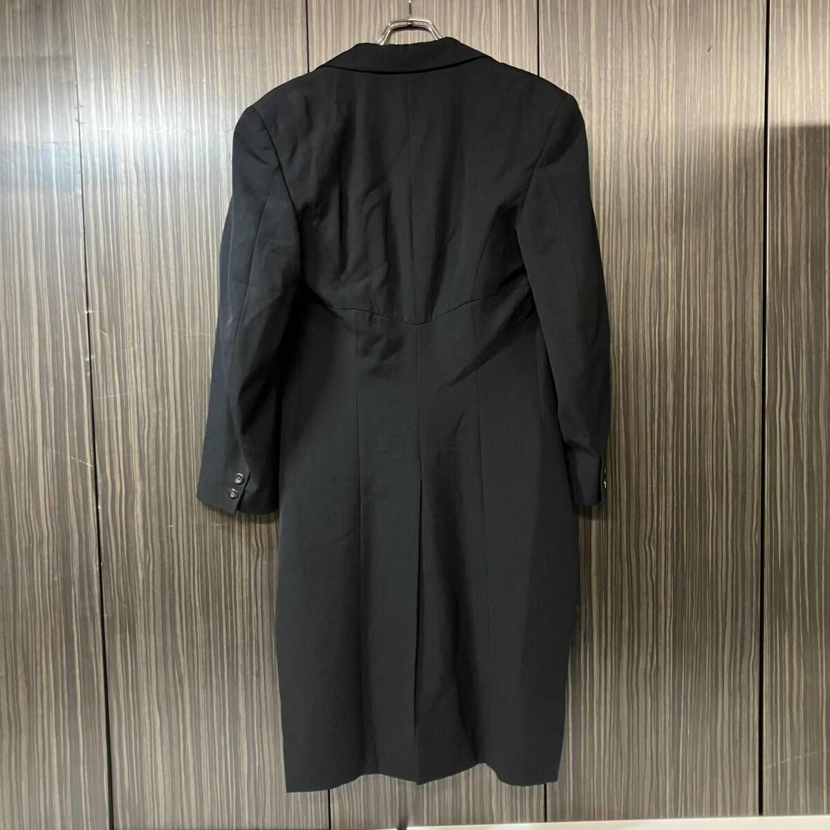 80s COMME des GARCONS コート ウール鉛筆コート サイズM ブラック GJ 