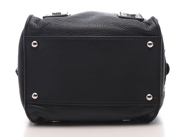 CHANEL シャネル バッグ ミニボストンバッグ ブラック/SV ボストン