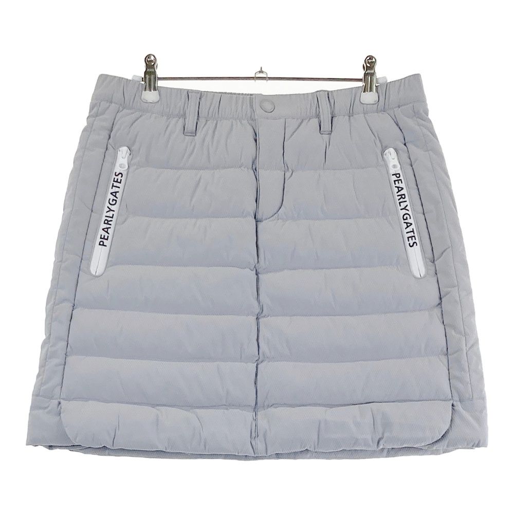 サイズ：2 PEARLY GATES パーリーゲイツ 中綿スカート ポケットロゴ グレー系 [240101674444] ゴルフウェア レディース ストスト