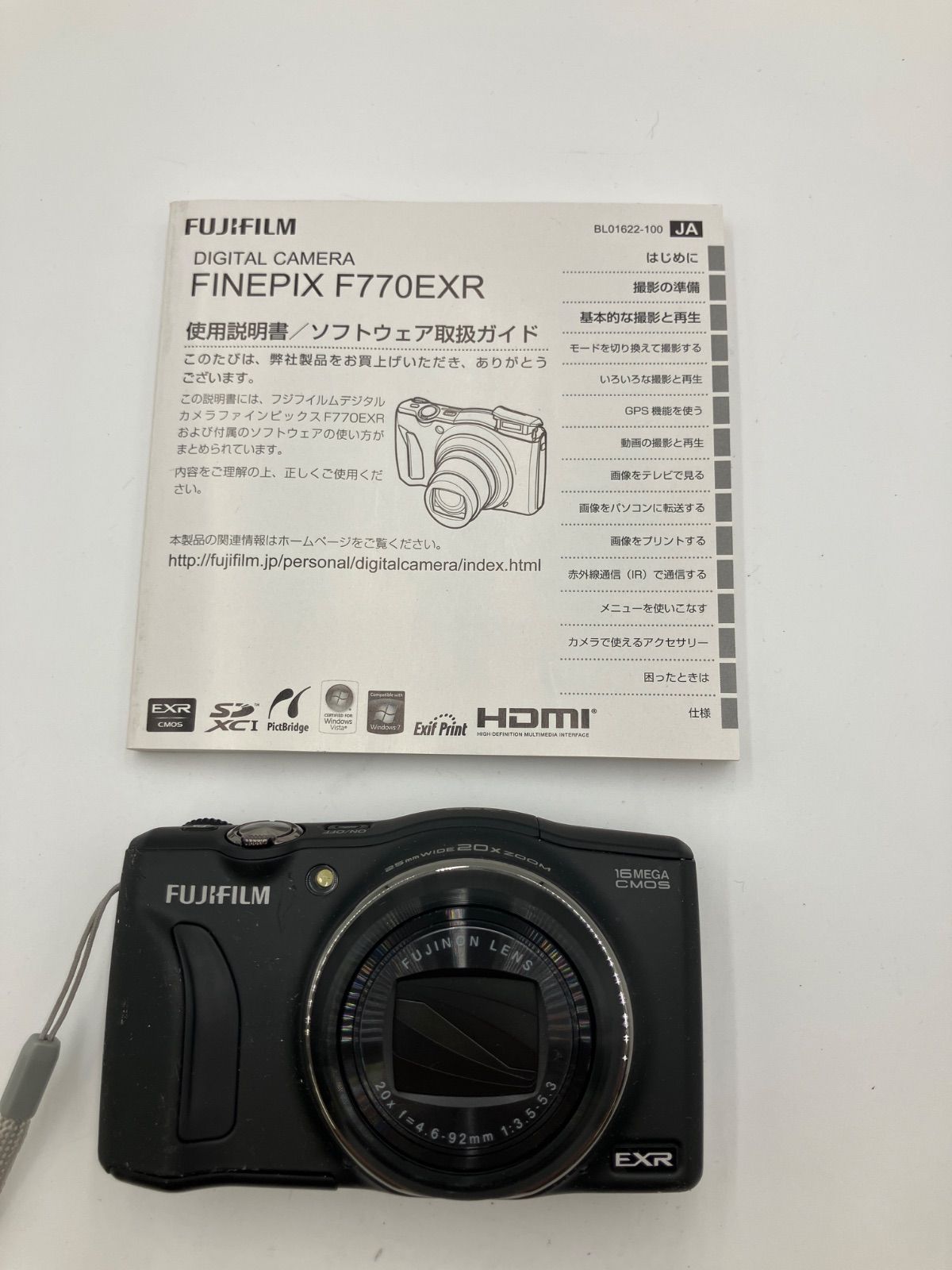 AC2348 FUJIFILM FinePix F770 EXR フジフイルム デジタルカメラ 現状