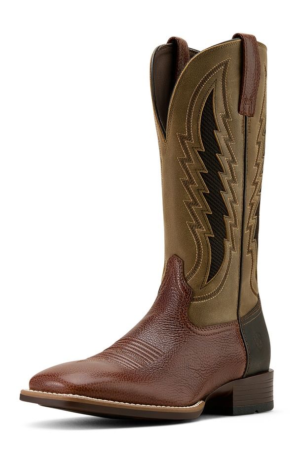アリアト メンズ シューズ ブーツ・レインブーツ Ariat Dakota VentTEK Western Boot Beasty Brown Brown Bomber ブラウン