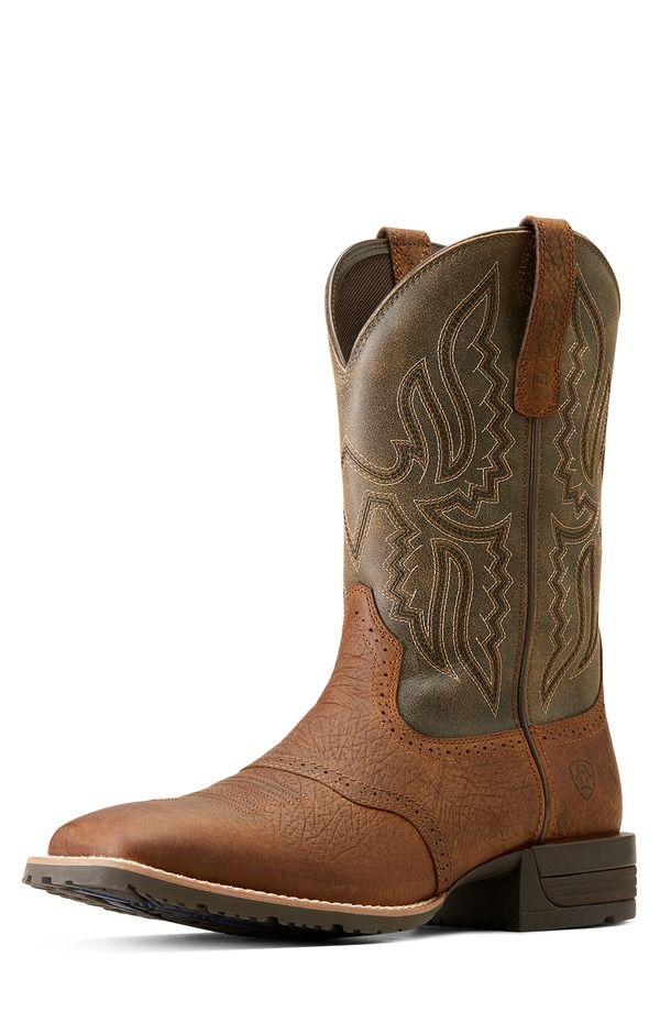 アリアト メンズ シューズ ブーツ・レインブーツ Ariat Hybrid Ranchway Western Boot Earth Arizona Brown ブラウン