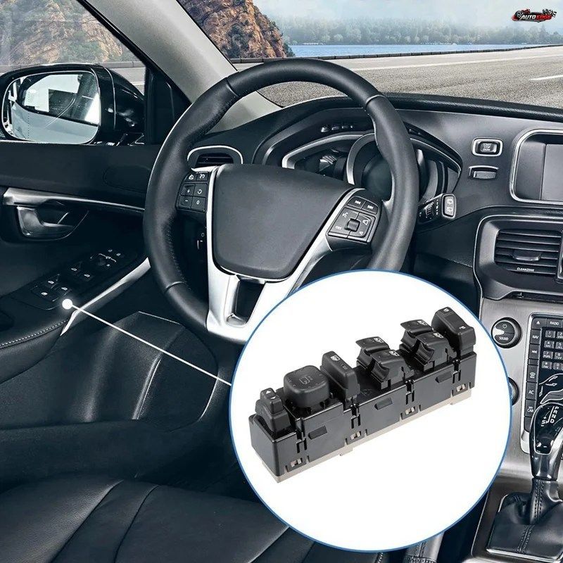 15883429 ハマーH2 2005-2007用 フロント運転席側マスターパワーウィンドウリフトスイッチ（折りたたみ式ミラー付き）