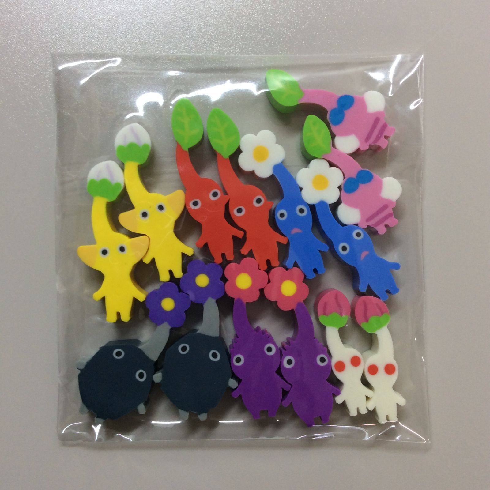 PIK612-0006【新品・未使用】ピクミン3 デラックス つめつめ消しゴム 7