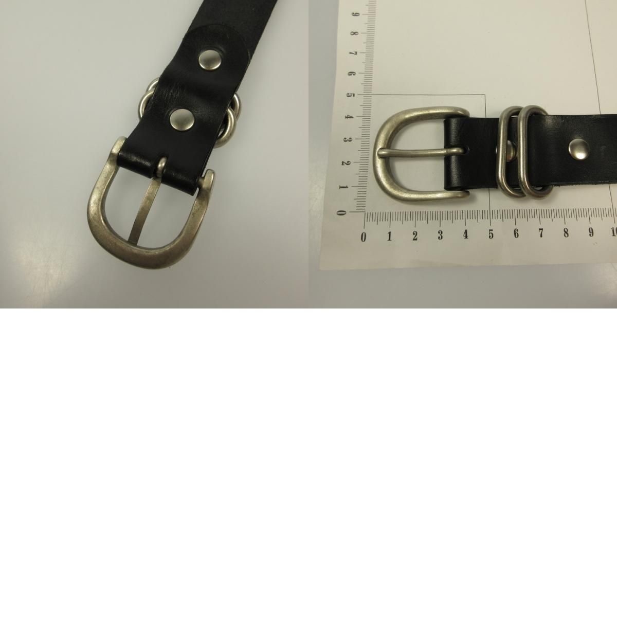 【姫路東店】 中古 ○△□ ベルト Leather Belt ブラック 【134】 姫路東店】 中古 ○△□ ベルト Leather Belt ブラック 【134】 - メルカリ