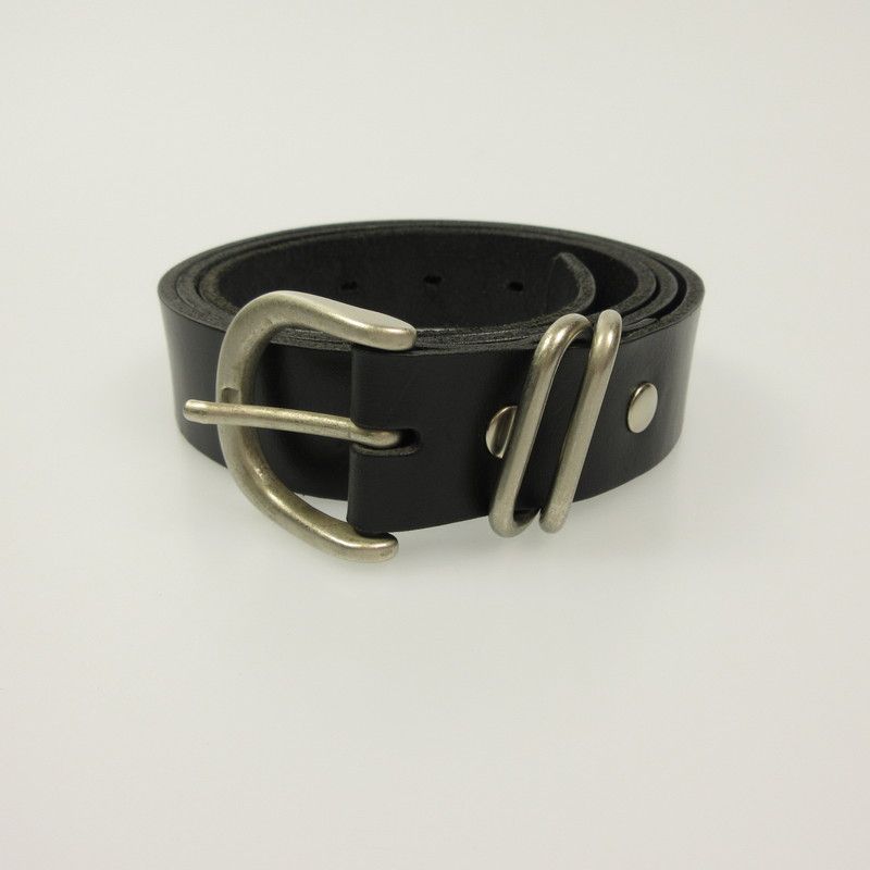 【姫路東店】 中古 ○△□ ベルト Leather Belt ブラック 【134】