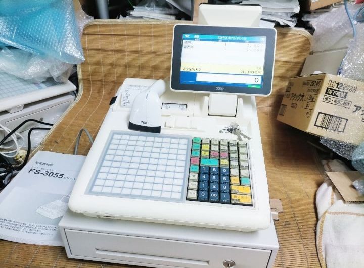 テックレジスター　FS-3055　店名無料　インボイス対応　205535 テックレジスター FS-3055 店名無料 インボイス対応 205535 - メルカリ
