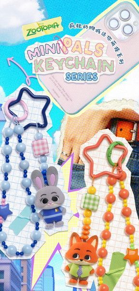 【予約】【新品】52TOYS BLINDBOX ズートピア なかよしフレンズ キーホルダー 6個入り1BOX【正規品】