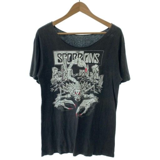 【中古】　Scorpions　バンT　90s vintage　90年代　OLD　ツアーT　Tease Me Please Me　プリント　古着　/1951