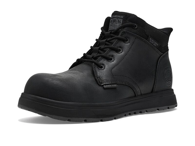 スケッチャーズ メンズ シューズ ブーツ・レインブーツ SKECHERS Work Declon Comp Toe Black ブラック